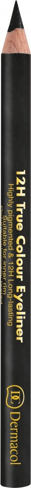 Карандаш для глаз «12H True Colour», оттенок 8 Black | Dermacol
