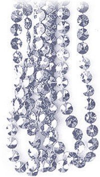 Бусы на елку (270 см, серебристые) | Диски | Marko Ferenzo