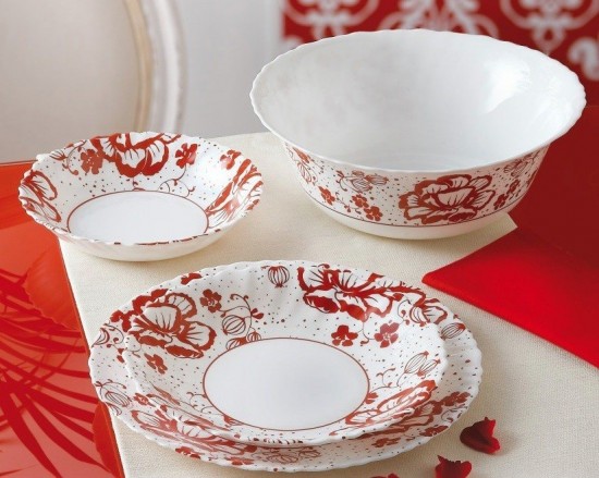 Сервиз столовый Alcove Red (19 предметов)