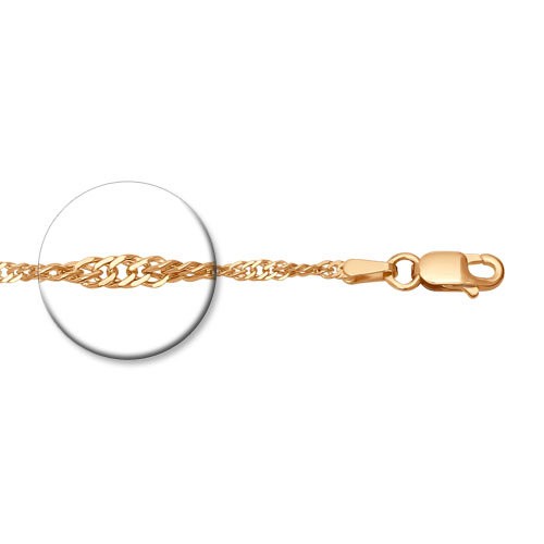 Цепь из золоченого серебра | SOKOLOV