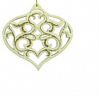 Набор елочных украшений (10 см, 3 шт)