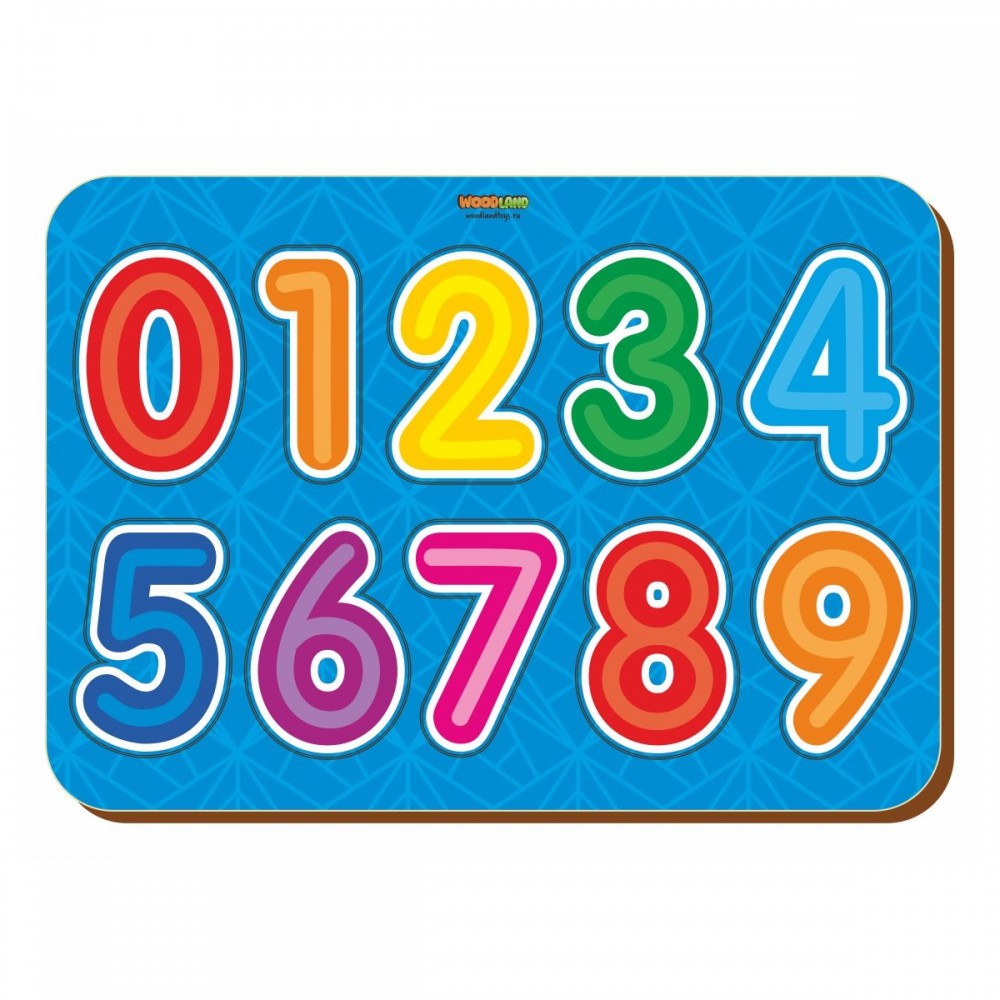 Рамка - вкладыш «Изучаем цифры 2» | Изучаем цифры | WoodLandToys