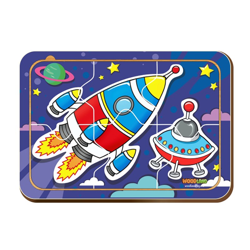 Пазл «Ракета 2» | Пазл | WoodLandToys