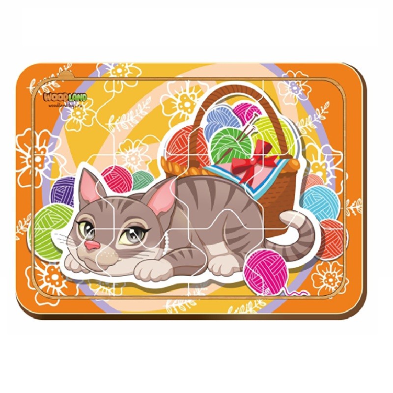 Пазл «Котёнок» | Пазл | WoodLandToys