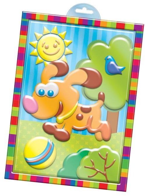 Аппликация пластилином «Собака» | Школа талантов