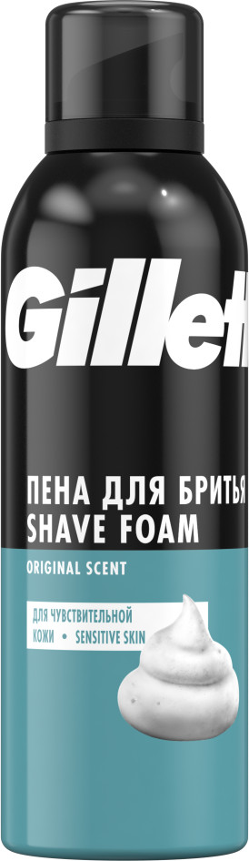 Пена для бритья для чувствительной кожи Gillette | Gillette