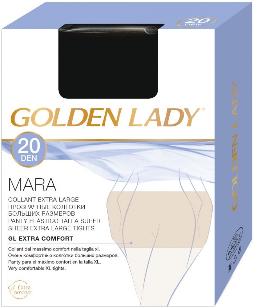 Колготки «Mara XL» (fumo, 20 Den) | Golden Lady