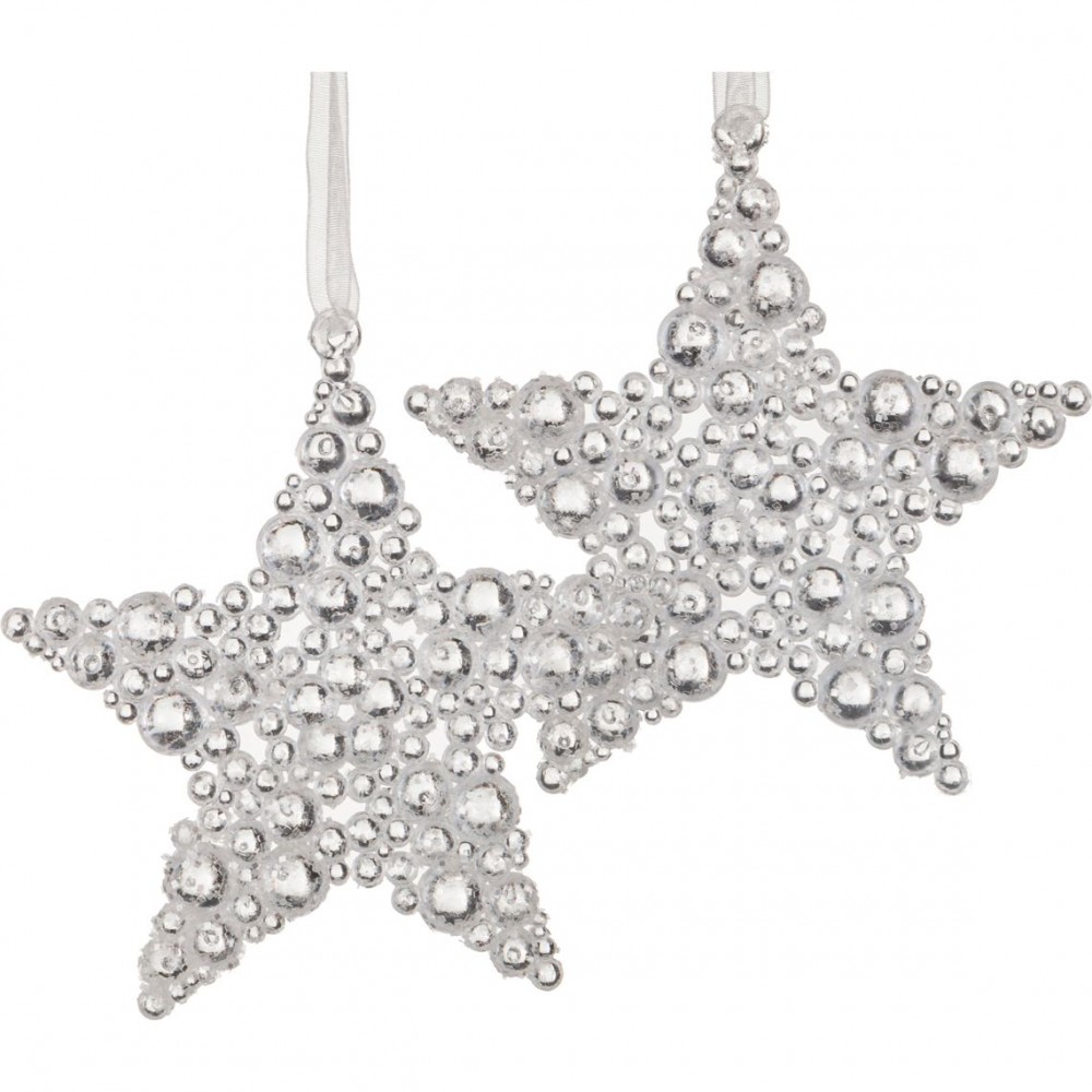 Елочное украшение «Звезда» (2 шт) | Lefard