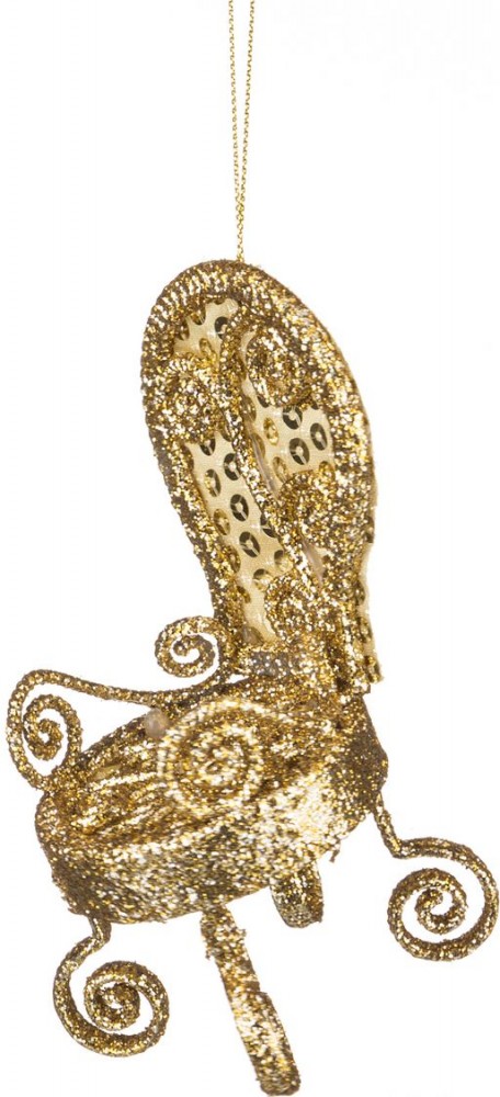 Елочное украшение «Трон» золотой | Lefard