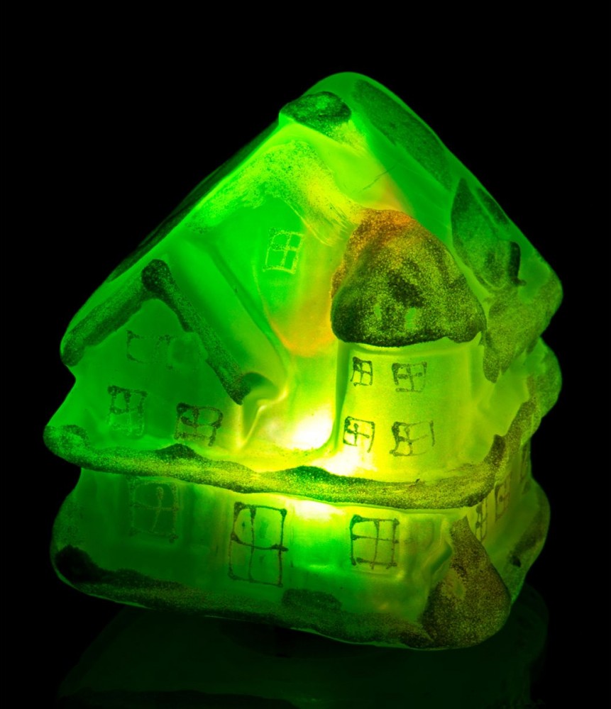 Декор с подсветкой «Домик» (9х8 см) | Lefard