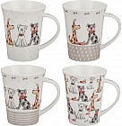 Набор кружек (350 мл, 4 штуки)