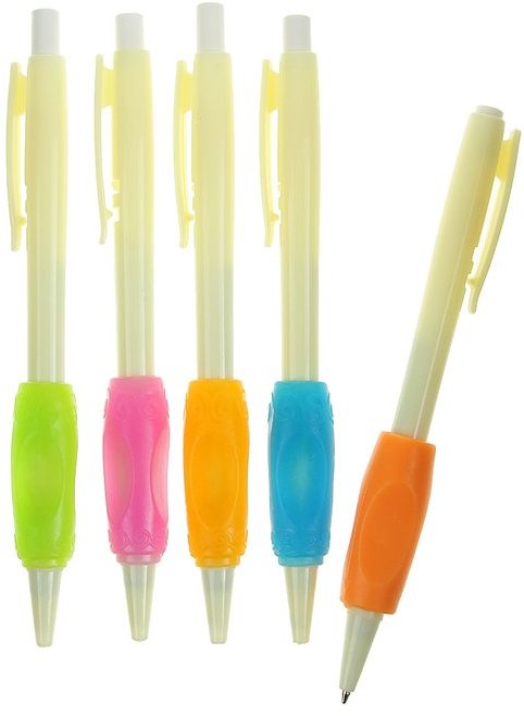 Ручка обучающая, тренажёр для исправления техники письма «Неон», цвет в ассортименте | Школа талантов