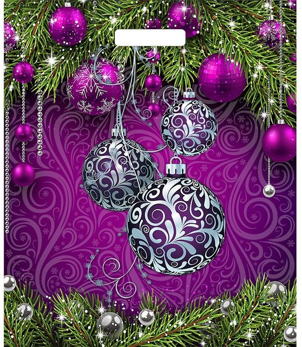 Пакет подарочный «Амарант» (47,5х39 см) | ТикоПластик