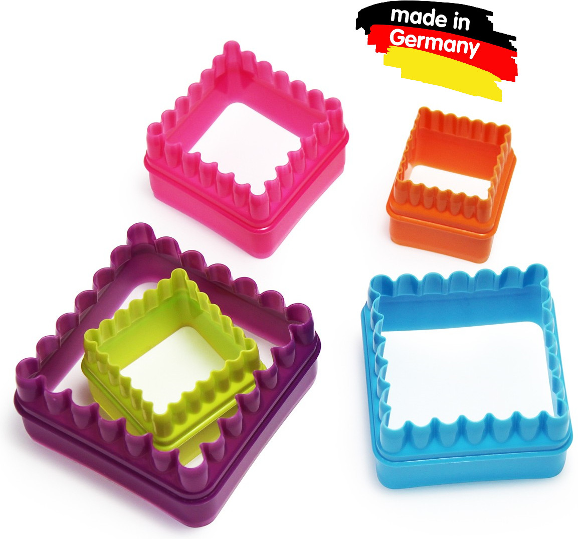 Набор формочек «Квадрат» (5 предметов) | Ideal | Bőrner