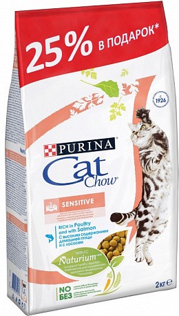 Корм для кошек с чувствительным пищеварением Cat Chow «Special Care Sensitive» (2 кг)