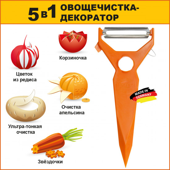 Овощечистка-декоратор