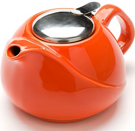 Заварочный чайник керамический (750 мл, оранжевый) | Loraine