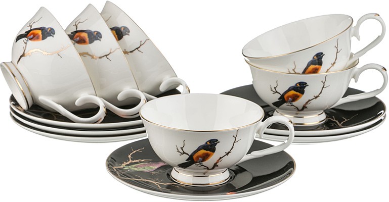 Чайный набор (12 предметов, 200 мл) | Lefard