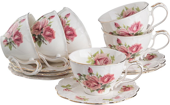 Чайный набор «Жаклин» (12 предметов, 300 мл) | Lefard
