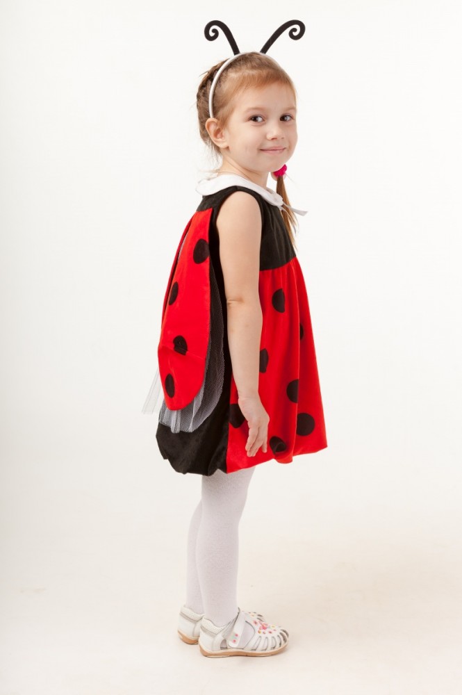 Карнавальный костюм для девочек «Божья коровка» | Плюшки-Игрушки | Пуговка