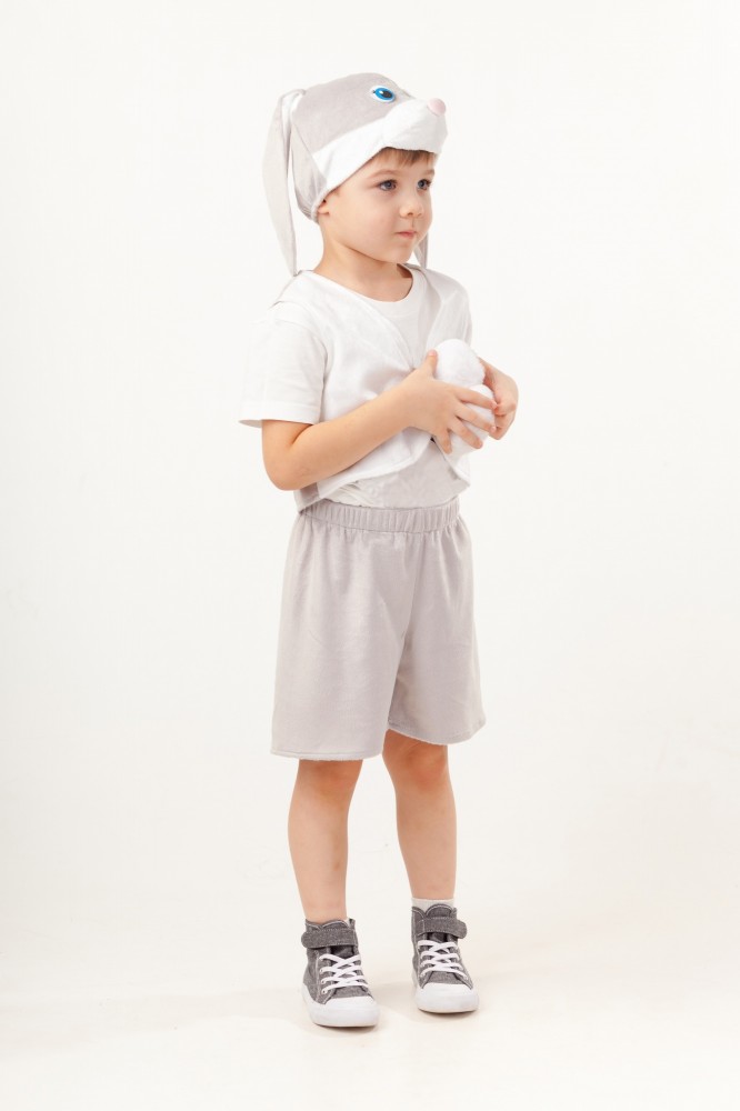 Карнавальный костюм для мальчиков «Заяц серый Прошка» | Сказочный лес | Пуговка