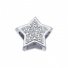 Подвеска-шарм из серебра «Звезда»