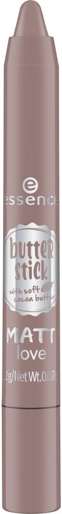 Помада для губ «Matt Love», тон 02 Hot Cocoa | Butter Stick | Essence