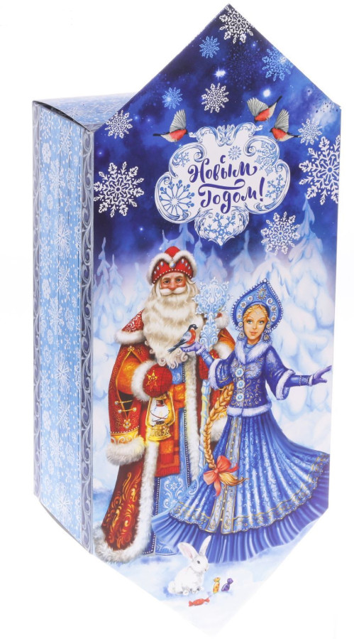 Коробка подарочная «Дед Мороз и Снегурочка» | Дед Мороз и Снегурочка | Дарите Счастье