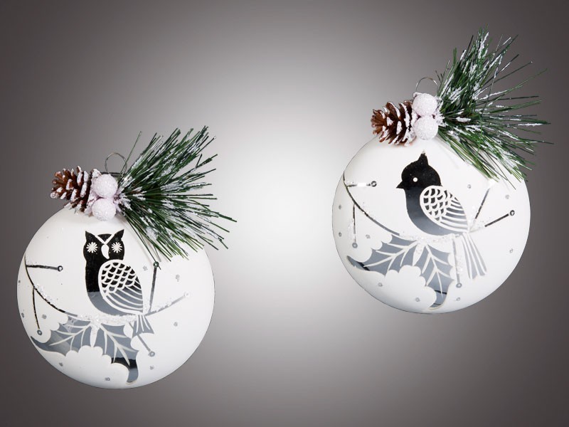 Елочное украшение-медальон «Зимний лес», в ассортименте | Медальоны | Holiday Classics