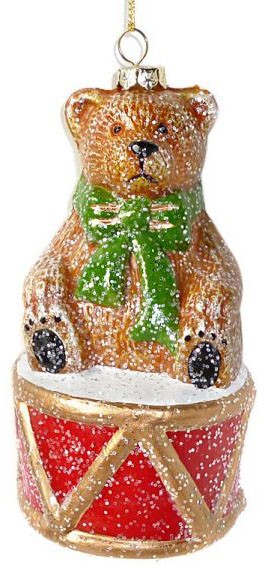 Елочное украшение «Мишка с барабаном» | Grande | Marko Ferenzo