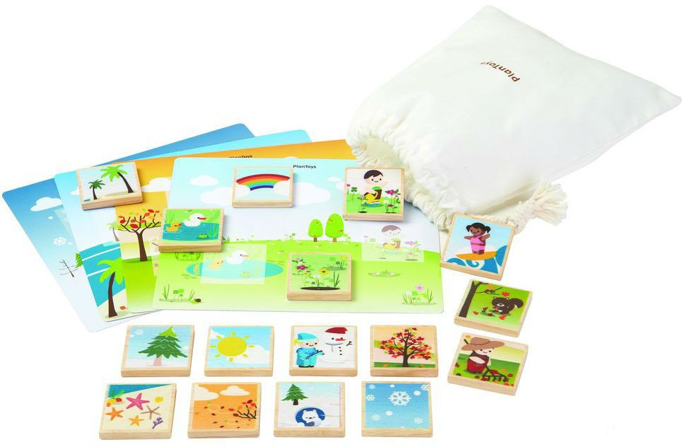 Игра Бинго «Времена года» | Plan Toys