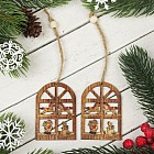Подвеска новогодняя «Новогоднее окно»