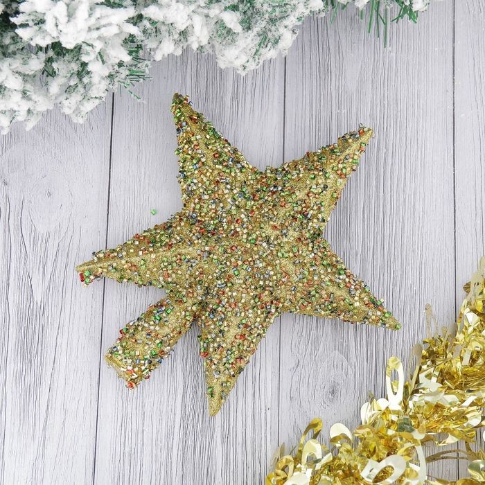 Верхушка на елку «Звезда» | Зимнее волшебство