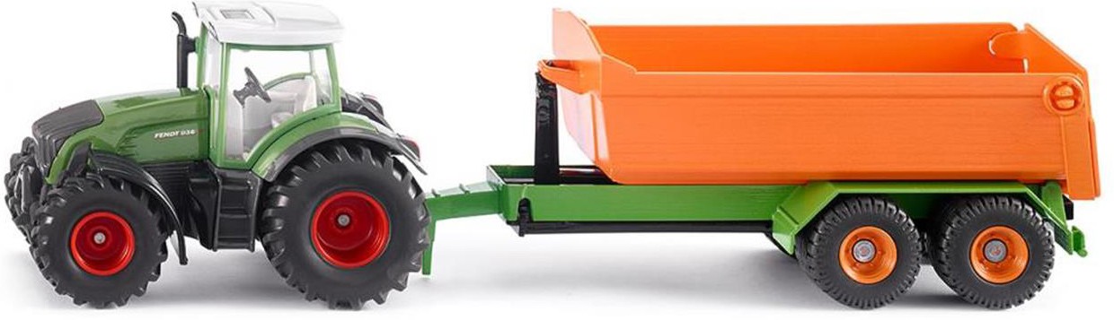 Трактор с крюковым прицепом-кузовом «Fendt», масштаб 1:50 | Siku