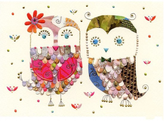 Открытка «Две совы»