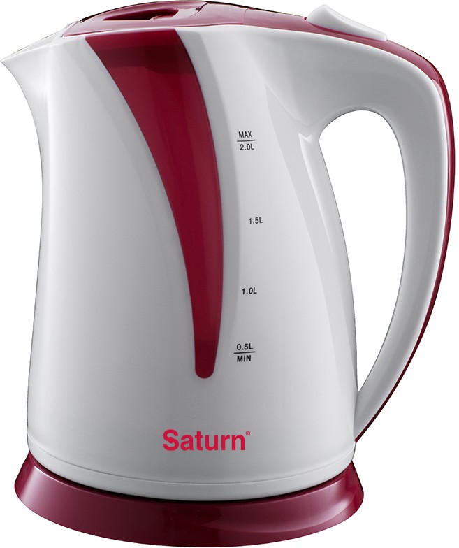 Чайник ST-EK8417 (бело-красный) | Saturn