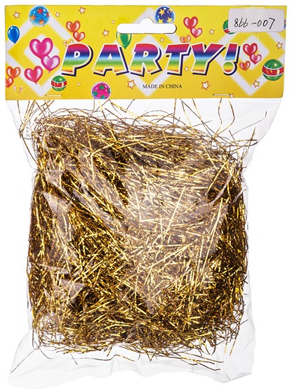 Мишура «Паутинка», золотая | Party!