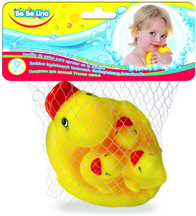 Набор игрушек для ванны «Утиная семья» (4 шт) | Bebelino