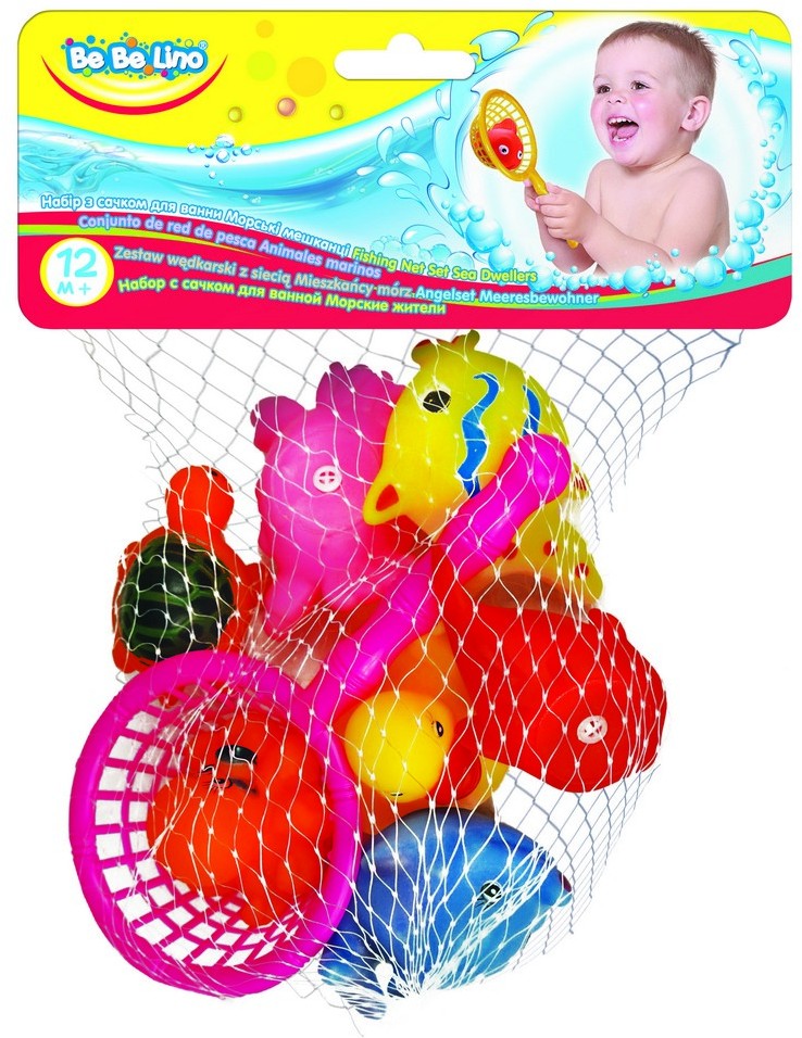 Игровой набор с сачком «Морские жители» | Bebelino