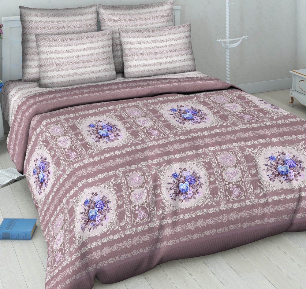 Комплект постельного белья «Королевский фарфор» (арт. 5378/2, 2-спальный, бязь, 2 наволочки 70х70) | Русская душа | ТДЛ Текстиль