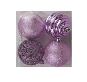 Набор елочных шаров «Иней» | Pink Dreams | Marko Ferenzo