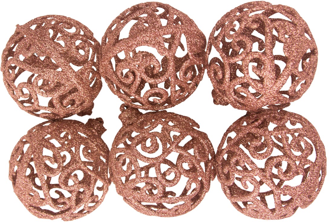 Набор елочных шаров «Ажурный шар» | Caramel | Marko Ferenzo