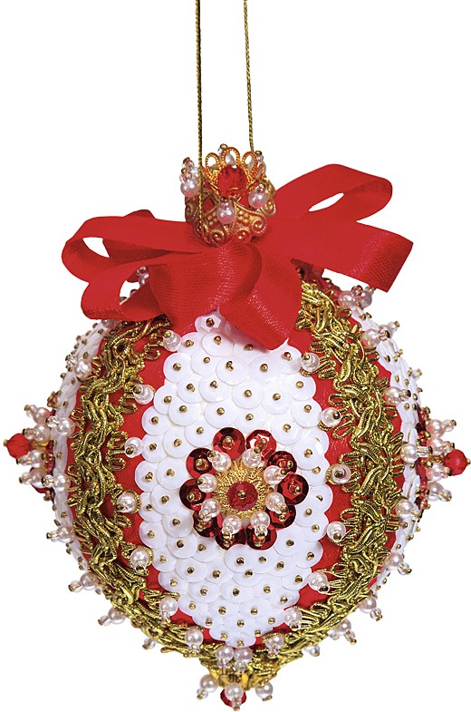 Набор для создания шара из пайеток «Огненный закат» | Мозаика пайетками | Волшебная мастерская