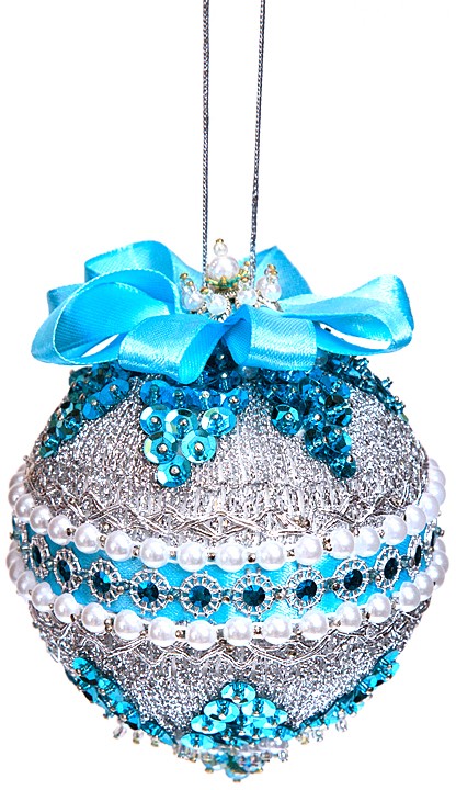 Набор для создания шара из пайеток «Снежная королева» | Мозаика пайетками | Волшебная мастерская