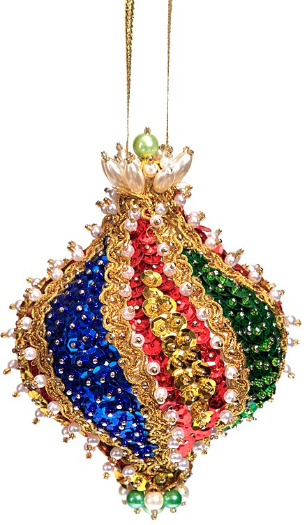 Набор для создания шара из пайеток «Падишах» | Мозаика пайетками | Волшебная мастерская