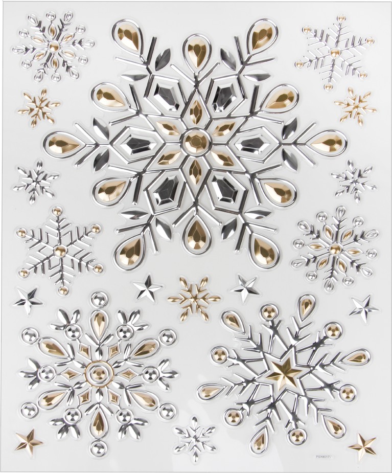 Наклейки на стекло «Снежинки» | Marko Ferenzo