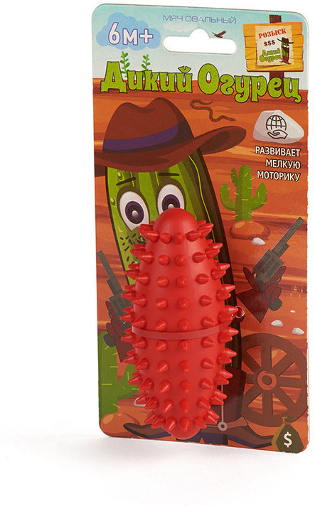Мяч «Дикий огурец» (красный) | Дикий огурец | Альпина Пласт
