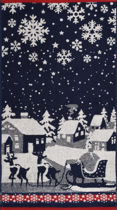 Полотенце махровое «Snow Story» (хлопок, 50х90 см) | Snow Story | ДМ Текстиль