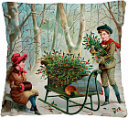 Декоративная подушка «Новый год» (40х40 см, полиэстер)