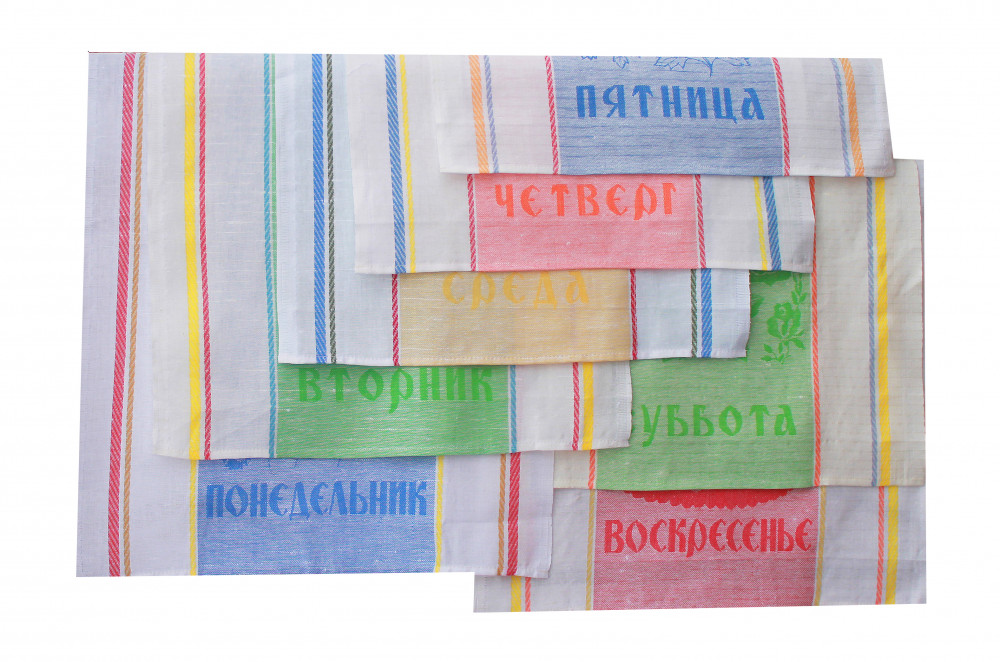 Комплект полотенец «Неделька» (50х70 - 7 шт) | ТДЛ Текстиль